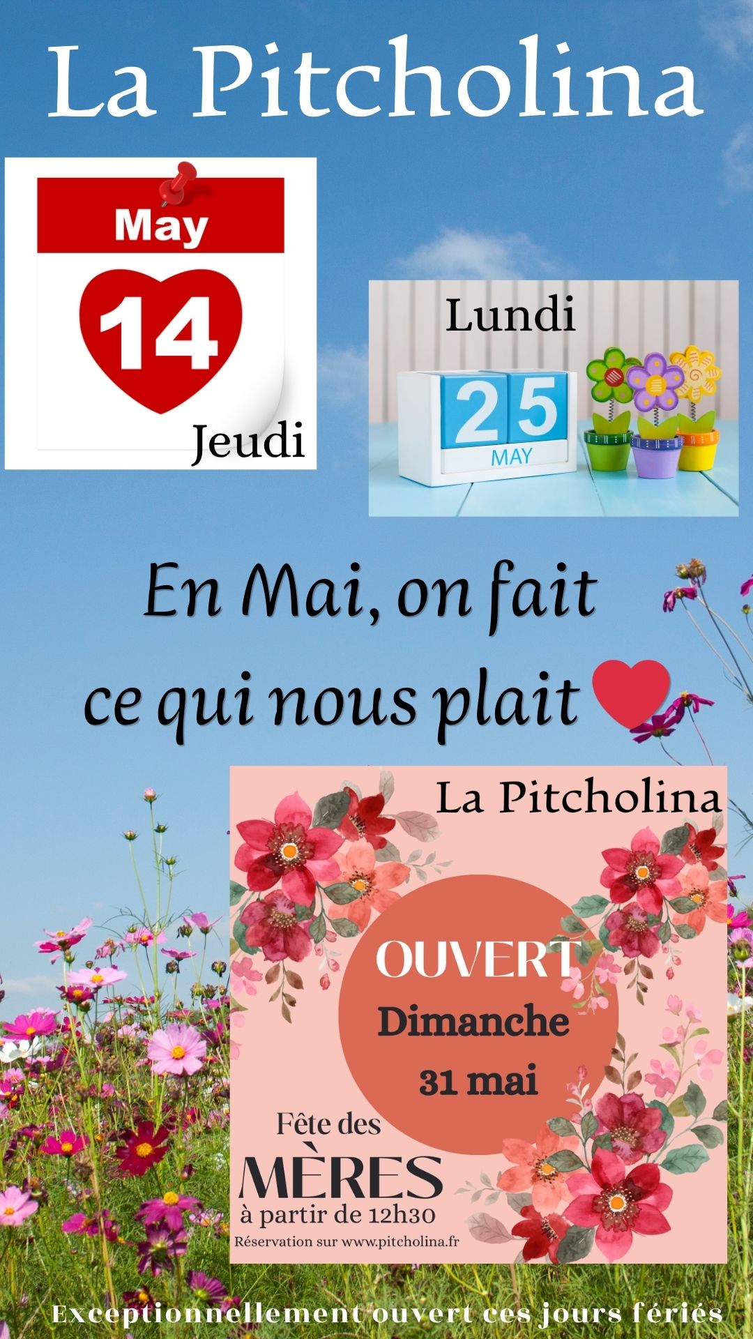 OUVERTURES EXCEPTIONNELLES